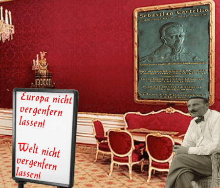 Die Welt nicht vergenfern lassen