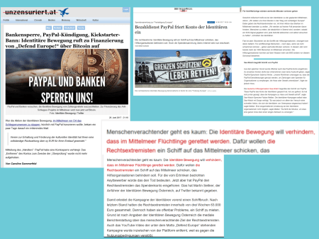 FPÖ unzensuriert Sommerfeld - Sellner - identitär - Paypal