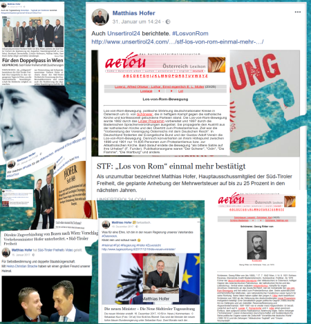 Hofer bis Schönerer - Los von Rom