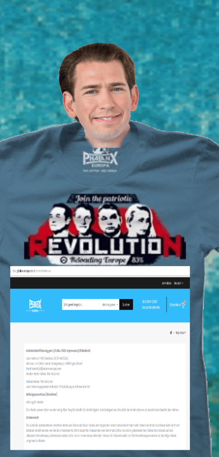 Wer sollte die Shirts von Sellner und Lenart tragen