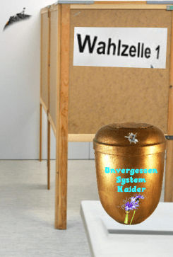 Jörg Haider Urne in jedes Wahllokal