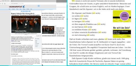 Schwarzidentitäre Regierung in Österreich - Wer wirft den Stein