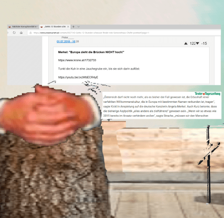 Was Angela Merkel bei einem Besuch in Österreich droht - Jauchengrube - 01-07-18