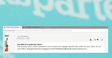 FPÖ unzensuriert - Die Welt ist in jüdischer Hand - wussten Großeltern und haben - 21-08-18