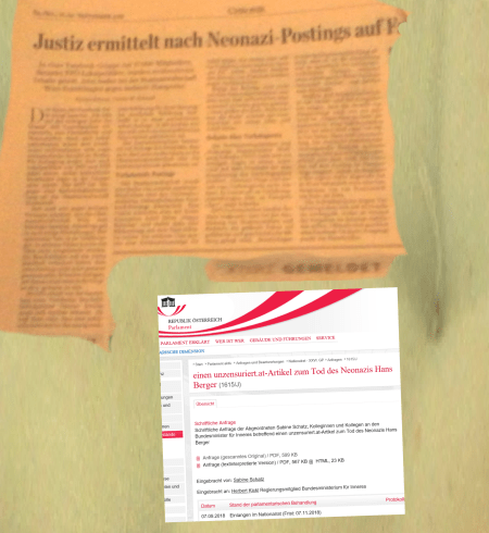 Justiz ermittelt gegen FPÖ unzensuriert - Eine Schlagzeile in Österreich nicht einmal als fake news vorhanden