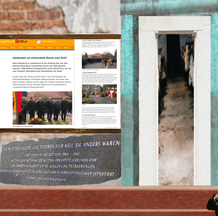 Gedenken an ermordete Sinti und Roma - Lackenbach - November 18