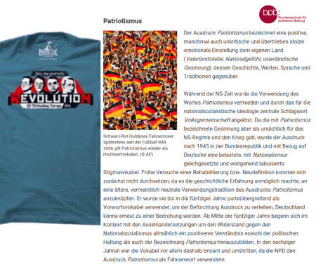 Patriotismus der FPÖ ist gleich Volksgemeinschaft